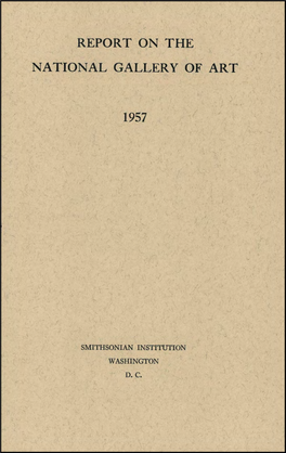 Report on the National Gallery of Art 1957