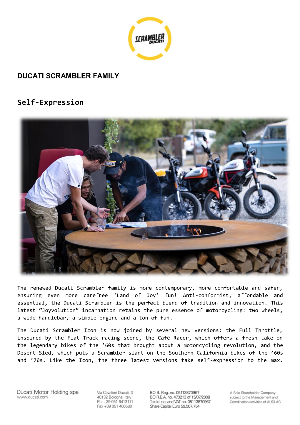 Ducati Scrambler Range