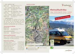 Flyer Rheinschlucht Bus 2019