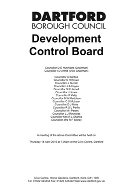 (Public Pack)Agenda Document for Development Control Board, 18/04