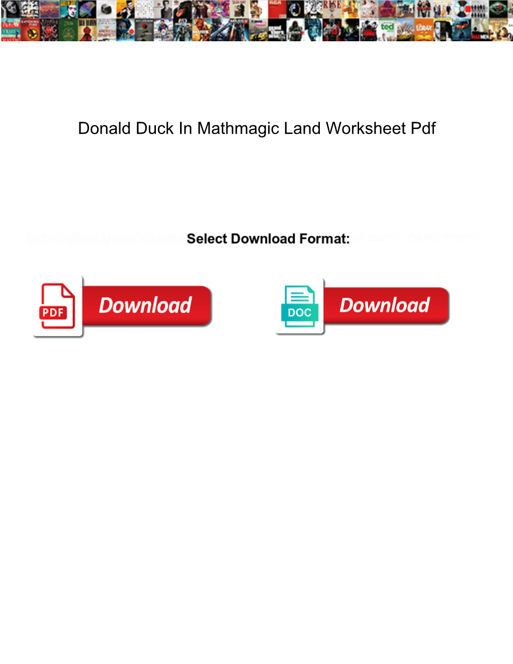 Donald Duck in Mathmagic Land Worksheet Pdf DocsLib