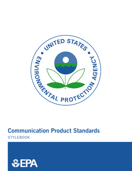 Communication Product Standards Stylebook