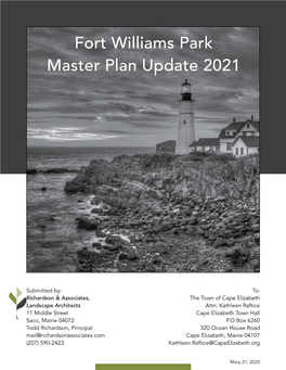 Fort Williams Park Master Plan Update 2021