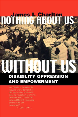 Disability Oppression and Empowerment
