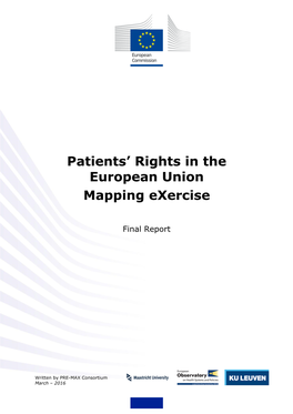 Patients' Rights in the European Union Mapping Exercise
