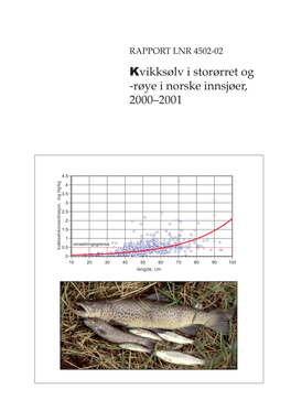 Kvikksølv I Storørret Og -Røye I Norske Innsjøer, 2000–2001 4502-2002 Mars 2001