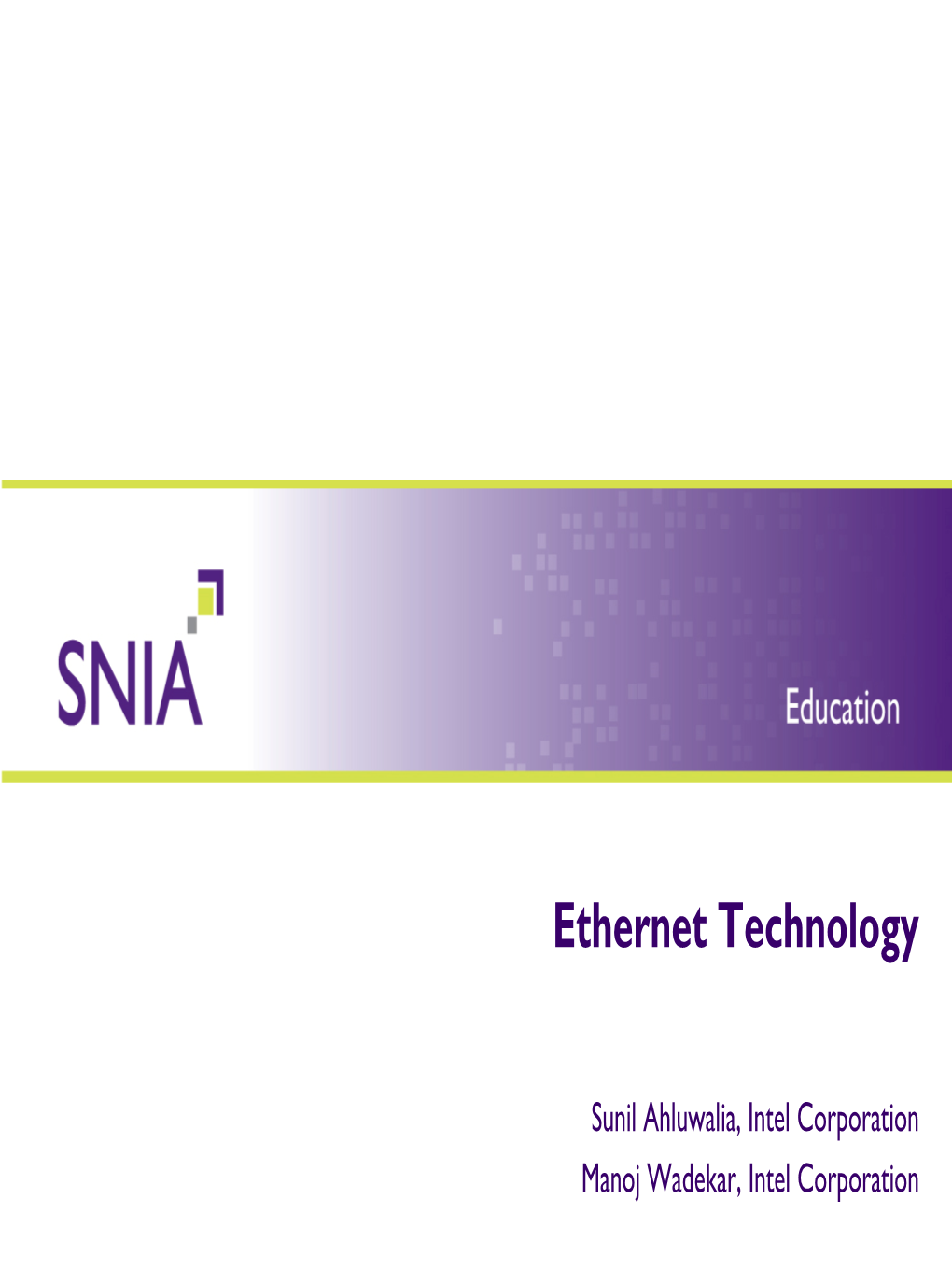 Ethernet Technology