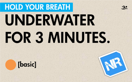 Hold Your Breath Underwater for 3 Minutes