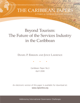 THE CARIBBEAN PAPERS a Project on Caribbean Economic Governance