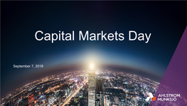 Capital Markets Day