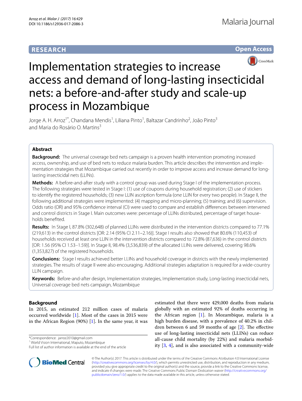 Implementation Strategies to Increase Access and Demand of Long-Lasting