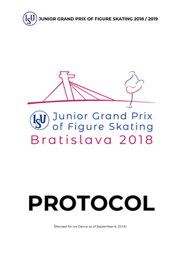 Junior Grand Prix of Figure Skating 2018 / 2019