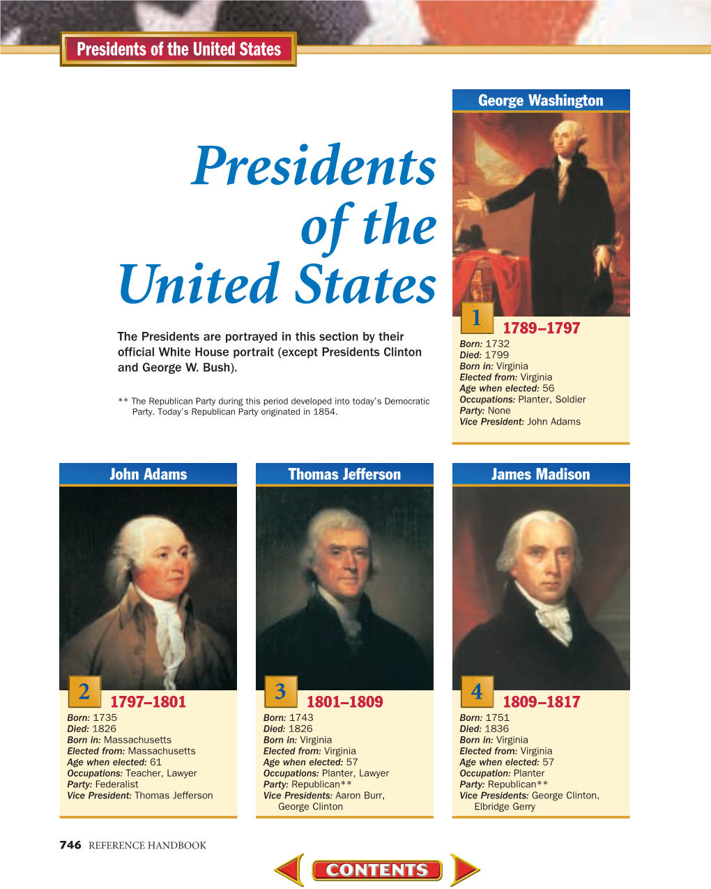 Presidents of the United States