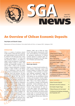 An Overview of Chilean Economic Deposits
