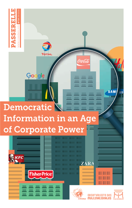 Democratic Information in an Age of Corporate Power