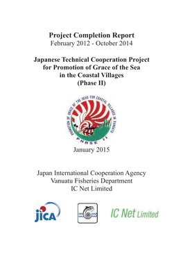 Project Completion Report February 2012 - October 2014