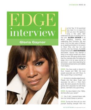 GLORIA GAYNOR Is All About Adapting, Evolving and Celebrating Life’S Triumphs, Big and Gloria Gaynor Small