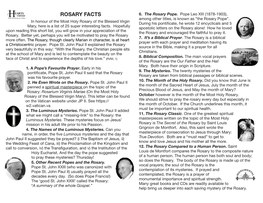 25 Rosary Facts