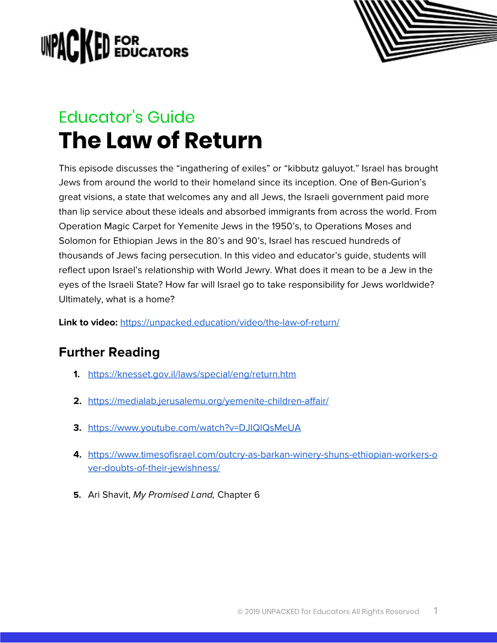 The Law of Return