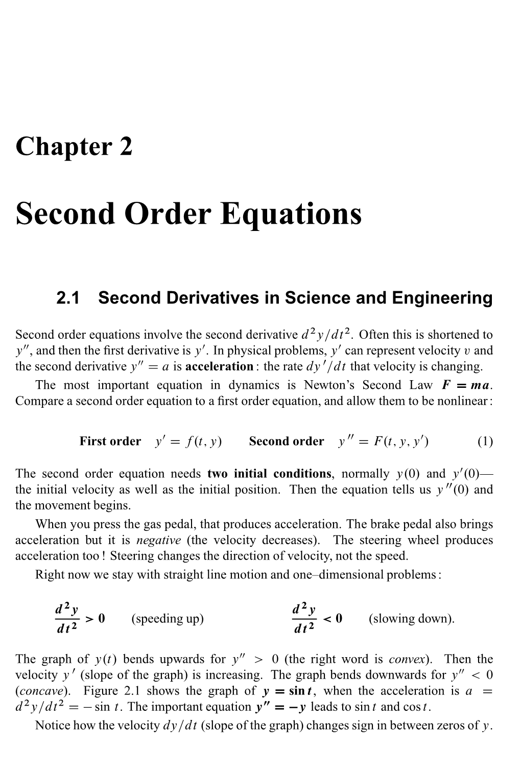 Differential Equations and Linear Algebra