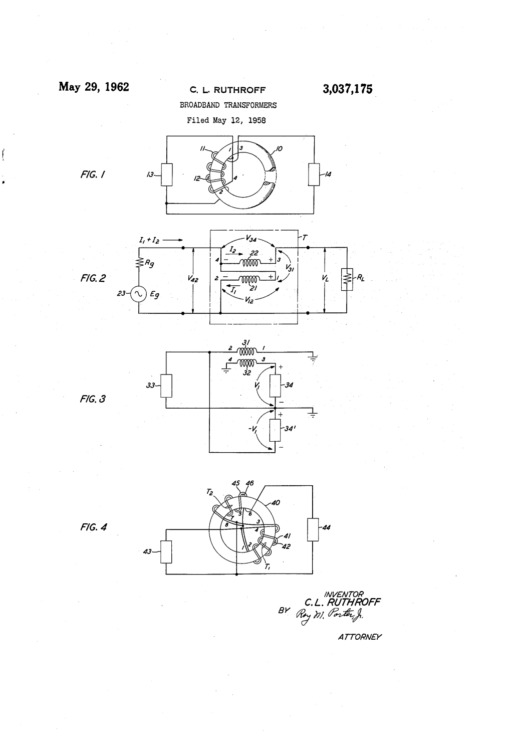 ° 2, 2,644 3,037,175 United States Patent Office Patented May 29, 1962 1