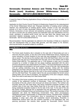 Position of the Board's Budget ITEM B7