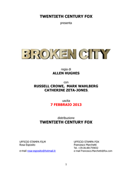 Pressbook IT BROKEN CITY