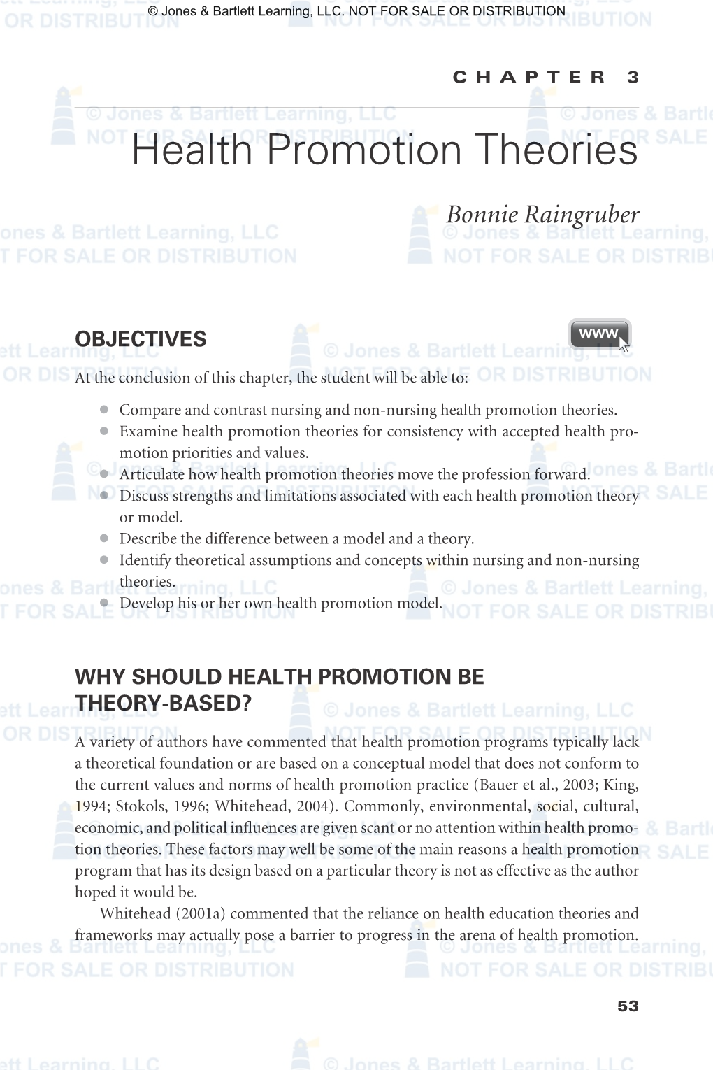 Health Promotion Theories