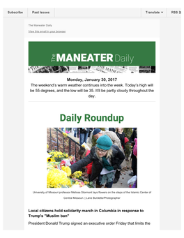 The Maneater Daily: Marches and Wiretappin