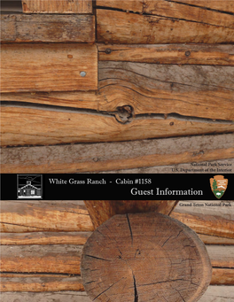 Cabin 1158 Information Booklet
