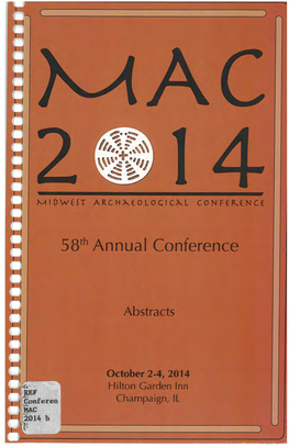 2014 Abstracts