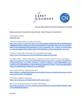 Carey Nieuwhof Communications Limited