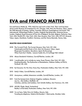EVA and FRANCO MATTES