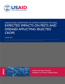 Expected Impacts on Pests and Diseases Afflicting Selected Crops