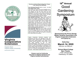 Good Gardening Symposium, Successes, and More