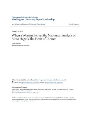 An Analysis of Moto Hagio's the Heart of Thomas
