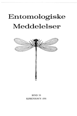 Entomologiske Meddelelser