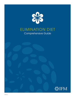 IFM Elimination Diet Comprehensive Guide