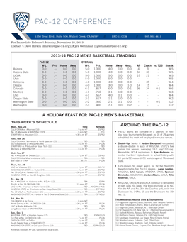 Pac-10 Conference Pac-12 Conference