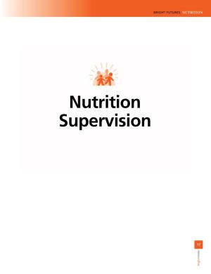 Bright Futures: Nutrition Supervision