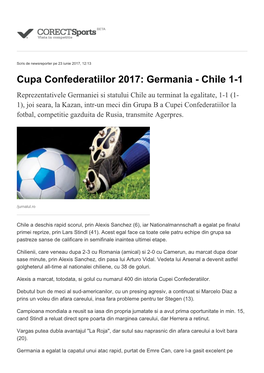 Cupa Confederatiilor 2017: Germania