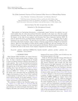 The X-Ray Luminosity Function of Ultra Luminous X-Ray Sources in Collisional Ring Galaxies