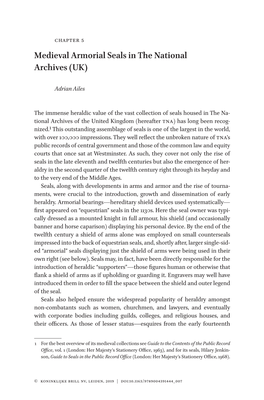 Medieval Armorial Seals in the National Archives (UK)