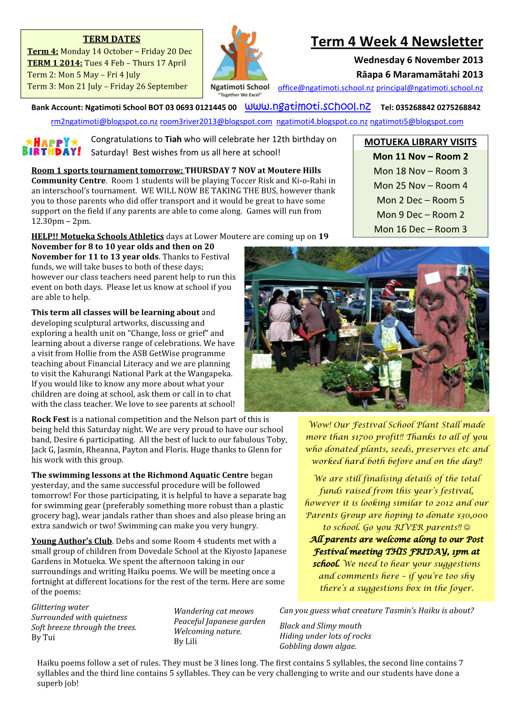 Term 4 Week 4 Newsletter