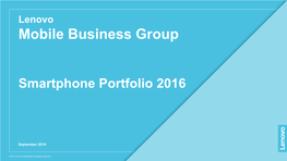Lenovo Mobile Business Group