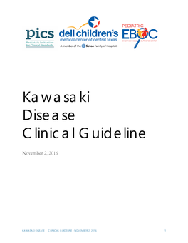 Kawasaki Disease Clinical Guideline