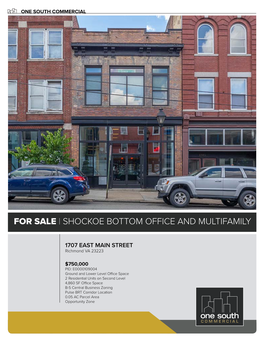 For Sale | Shockoe Bottom Office and Multifamily