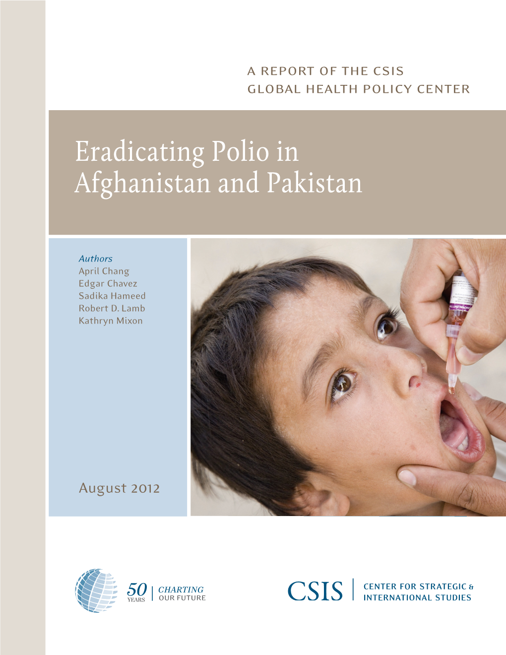 Eradicating Polio in Afghanistan and Pakistan
