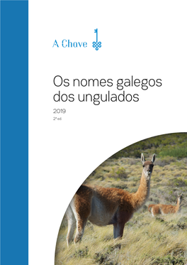 Os Nomes Galegos Dos Ungulados 2019 2ª Ed