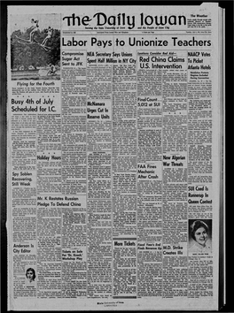Daily Iowan (Iowa City, Iowa), 1962-07-03